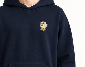 Sweat à capuche de jeu de poulet, sweat à capuche Gamer brodé, cadeau pour les amateurs de jeux drôles, sweat à capuche jeu vidéo, sweat à capuche unisexe.