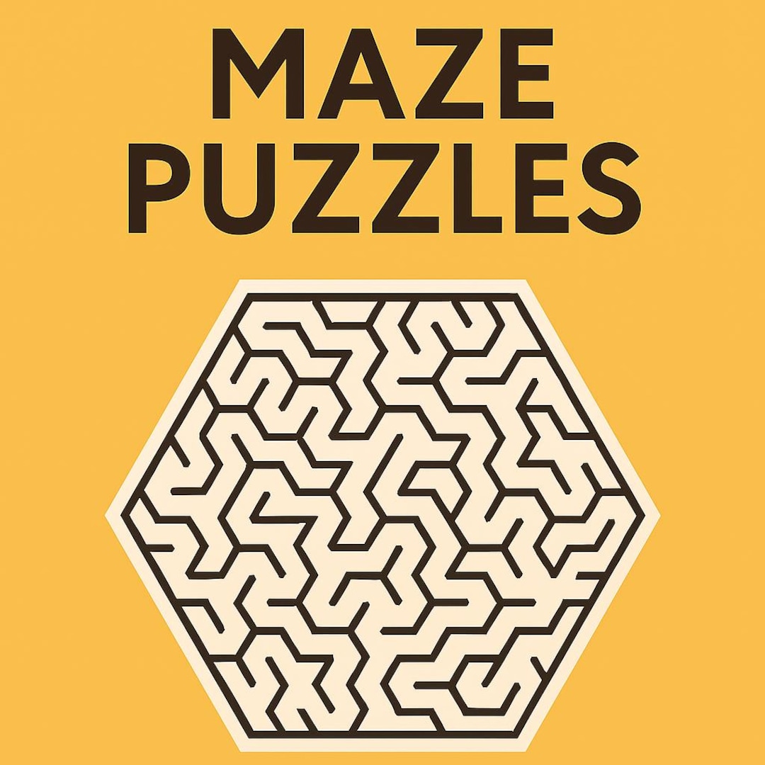 Instability Complex Puzzle 30 Difficult Maze Puzzles for Adults, Printable Brain Teasers, Instant ...