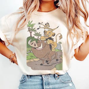 Comfort Colors® Retro Lion King Shirt, Hakuna Matata Shirt, 90s Lion King, Animal Kingdom Shirt, Timon and Pumba, Vintage Disney Shirt