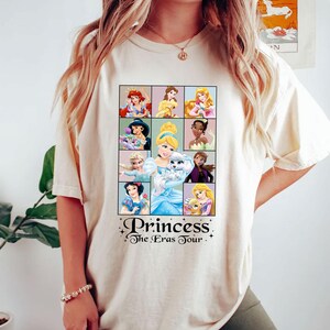 Comfort Colors® Princess The Eras Tour Shirt, Retro Disney Shirt, Disney Princess Shirt, Princess Eras Tour Shirt, Disney Princess Tee