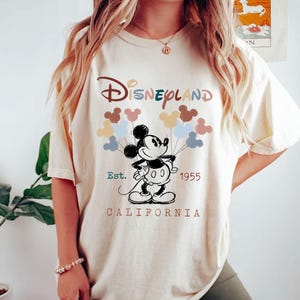 Comfort Colors® Disneyland California T Shirt, Disneyland Est. 1955 Shirt, Disneyworld Shirt, Disney Shirt, Mickey And Friends Shirt