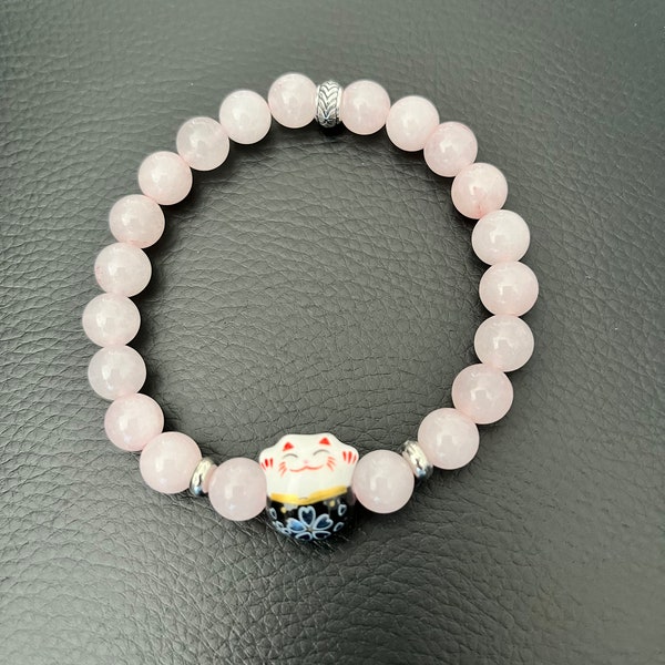 BRACELET Maneki Neko, chat porte-bonheur