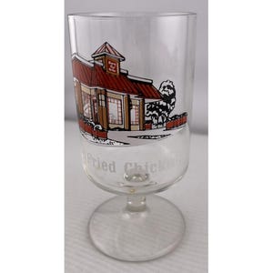 one KFC Kentucky Fried Chicken Cordial Glass **RARE**