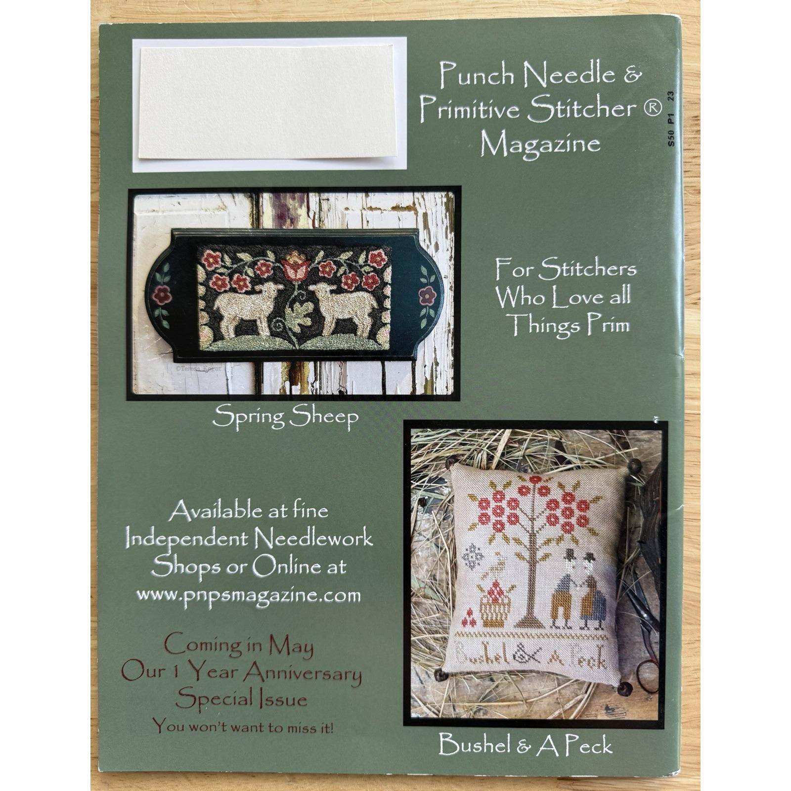 Numéro d'été 2025 de Punch Needle & Primitive Stitcher - France