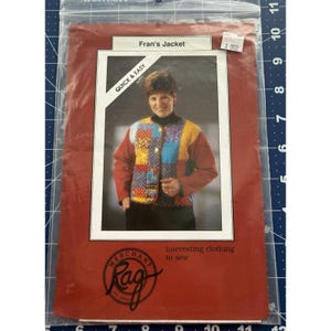 Easy To Sew FRAN'S JACKET In 2-Lengths by Rag Merchant Size 6-22 UNCUT Vintage