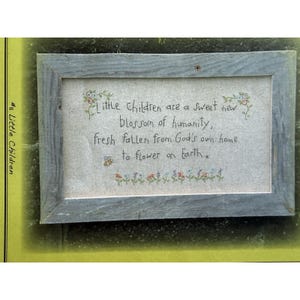 Nutmeg Hare Stitchery Pattern ~ LITTLE CHILDREN # 11