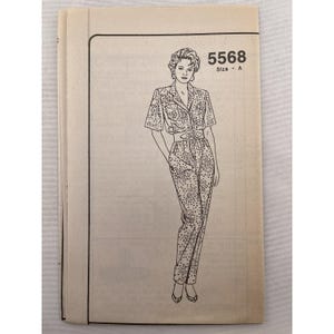 Vintage Reader Mail Symönster Jumpsuit Storlek A ~ FF