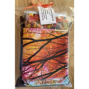Mountainpeek Creations Trifecta Pattern & Fabric (Electric Nature) Quilt Kit