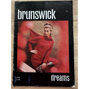 Vintage BRUNSWICK Volume No. 643 DREAMS KNITTING Book Patterns