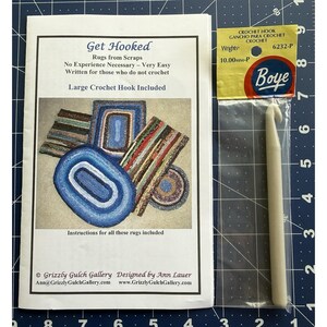 Grizzly Gulch Gallery Get Hooked 5 ラグデザインパターン w HOOK by Ann Lauer