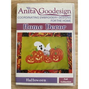 Halloween Anita Goodesign Embroidery Machine Design CD NEW