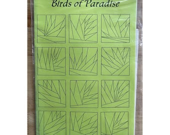 Birds Of Paradise Pattern Blocks By ABC Patterns