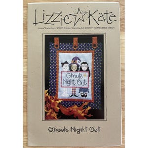 Lizzie Kate - Ghouls Night Out Halloween Cross Stitch Pattern