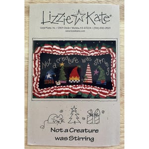 Lizzie Kate - Not A Creature Was Stirring Christmas Cross Stitch Pattern