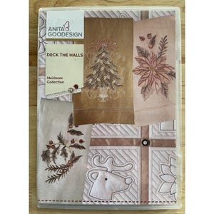 Deck the Halls Anita Goodesign Embroidery Machine Design CD NEW**