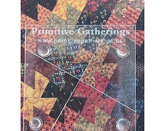 Quilting Primitive Gatherings Primitive Pinwheels Pattern + Acrylic Template