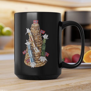 Norsk Kransekake Krus - 17 maja i Juletradisjoner - Unik Gave, Multifunksjonell Design