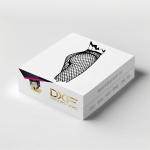 Woman Silhouette Wall Art: SVG, DXF, AI, Pdf, Plasma and Laser Cut Files,Plasma Cut File,Wood Cutting File.