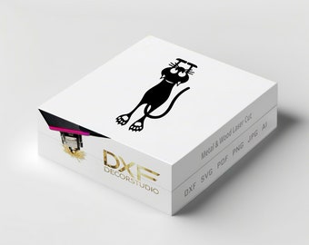Katzen Lesezeichen Laser bereit SVG geschnitten Dateien. Laser vorbereitet für Glowforge, Lightburn und XTooling. Dxf,Svg, Dwg,Ai,Pdf,Jpg, Png Laserschnittdateien