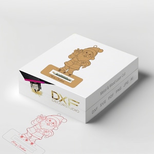 Christmas Money Ornament Holders - Ai, Svg, Pdf, Dxf Formats - Father Christmas - Download Laser Laser Files dxf, svg, ai, eps, pdf, png.
