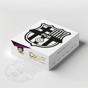 FC Barcelona Logo SVG Eps Pdf Png, Color And Monochrome Version, vector, Logo Cut Files, Cricut And Silhouette Dxf, Dwg, Ai, Eps, Svg, Png.