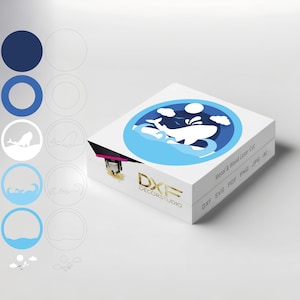 Ozean Malerei SVG. Laserschnitt-Datei für Glowforge, Kunst Holzschnitzerei Schablone Laser Cut Dxf, Dwg, Ai, Pdf, Jpg, Png Laserschnittdateien.