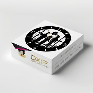 Family Wall Clock, Dxf, Svg, AI and Silhouette.Vector, Clipart Stickers Files, Laser Cut Files, Svg For Cricut