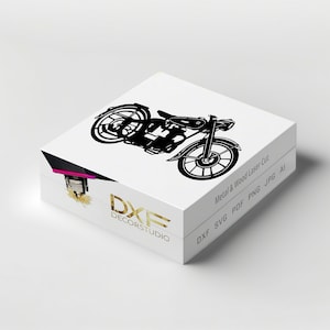 Motorcycle Dxf Files Motorcycle Laser Cut Motorcycle Svg File Cricut Motorcycle Metal Wall Art Motorcycle Cnc Project Motorcycle Cnc dxf svg