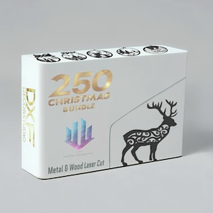 Christmas DXF Mega Bundle: Clipart, Cut Files, Instant Download for Cricut!