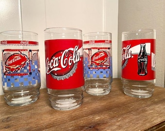 Vintage 1990s Coca-cola 8-coolers 16 Oz Tumbler Glasses Box Set, Original  Box - Etsy