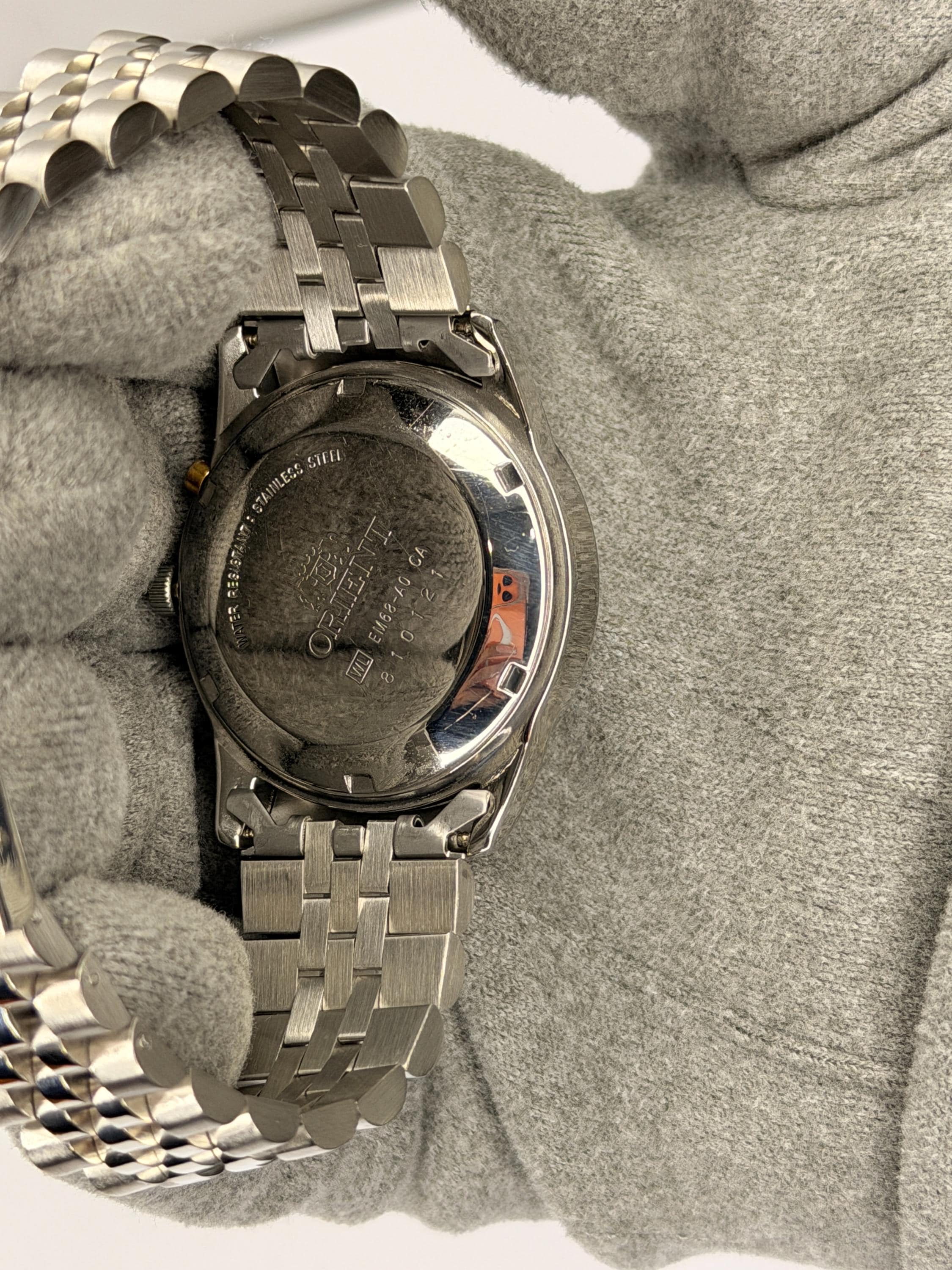 Vintage Orient 3 Star Automatic 50m Day/date Men's Wristwatch
