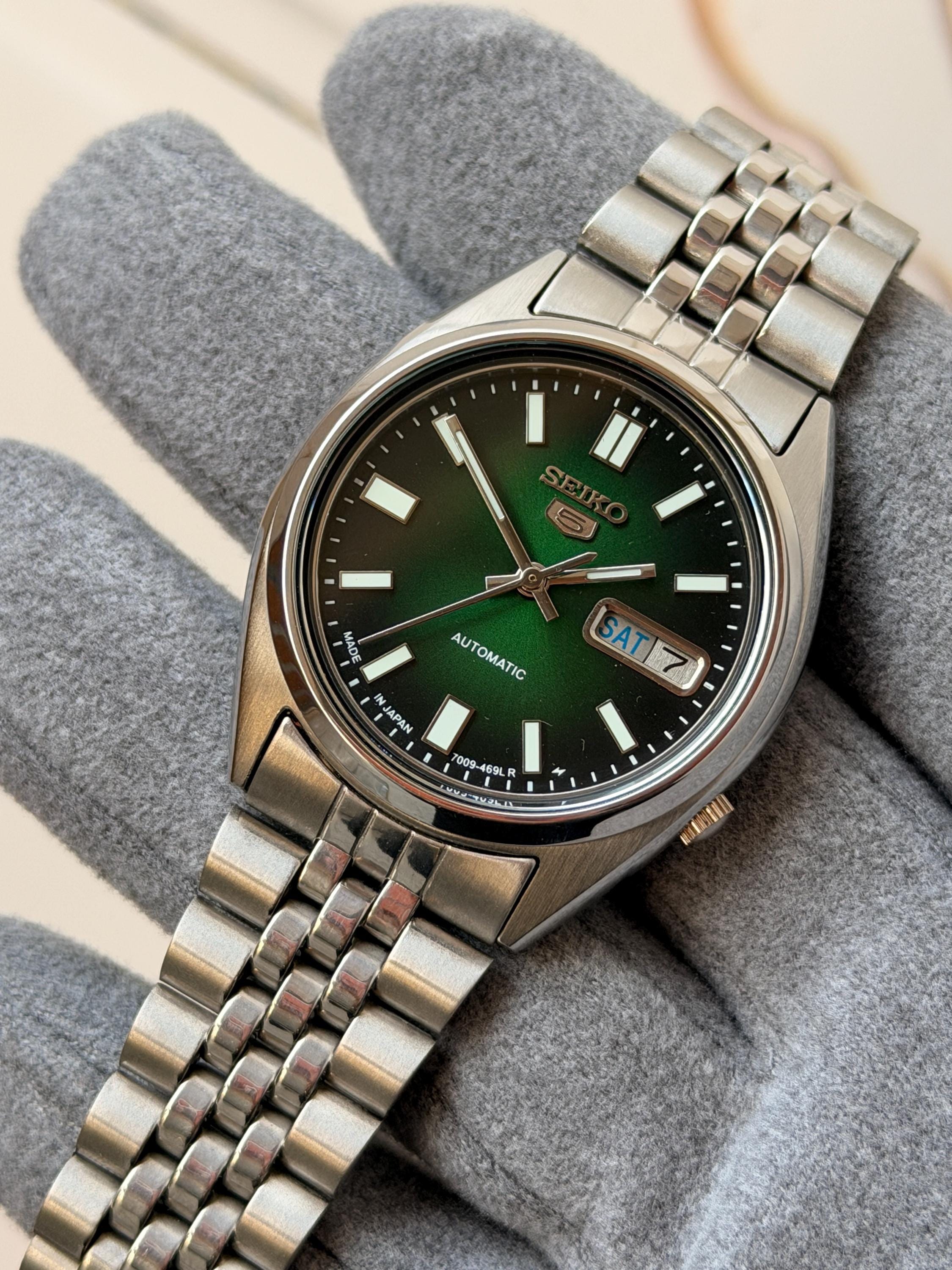 Seiko SEIKO 5 ACTUS 自動巻 21石 デイデイト 稼働品 希少 1円スタート