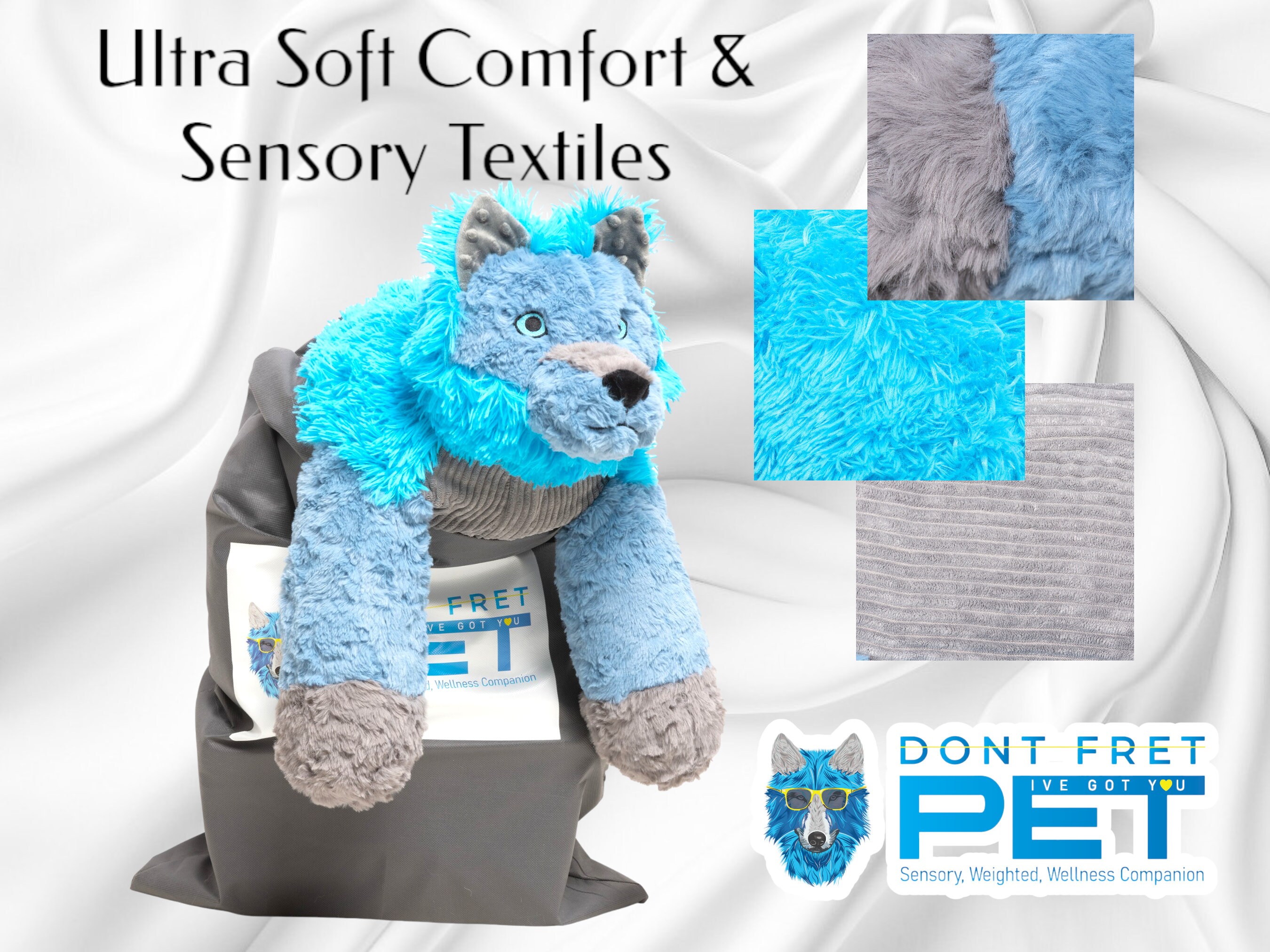 Weighted Plush Animal Emotional Support Weighted Plushie for Anxiety