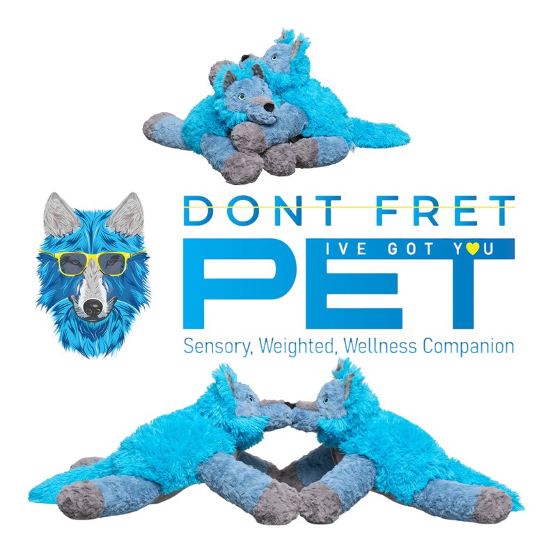 Weighted Plush Animal Emotional Support Weighted Plushie for Anxiety