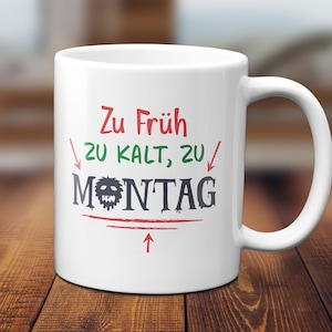 Mug Sublimation Design Saying Monday PNG Print Template Gift