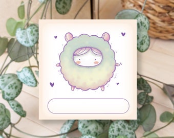 Cartão presente | cartões | Notas | Papelão natural | presentes fofos para todas as ocasiões