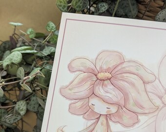 Cartão postal "Florista" ~ cartões de presente fofos para aniversários