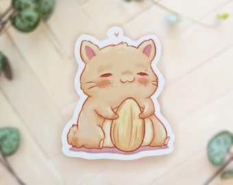 Hamster fofo Fridolin | Adesivo | roedor fofo | adesivo opaco à prova d'água