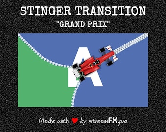 Transición animada de Stinger con sonido (descarga digital) de GRAND PRIX