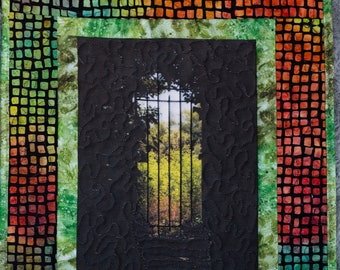 Secret Garden Quilted Wall Hanging