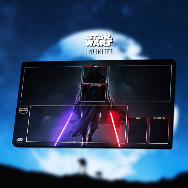 Playmat Revan - Star Wars: Unlimited - 60*35cm | 25% off on orders of 2 items or more ! TCG/Gamemat/SWU Playmat