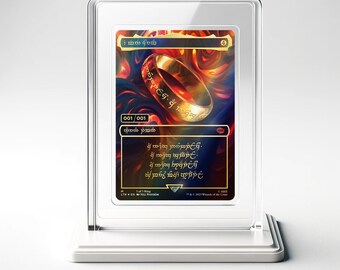 The One Ring #001 I 25% Rabatt auf Bestellungen ab 2 Stück ! MTG Karte personalisiert