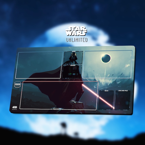 Playmat Darth Vader - Star Wars: Unlimited - 60*35cm | 25% off on orders of 2 items or more ! TCG/Gamemat/SWU Playmat