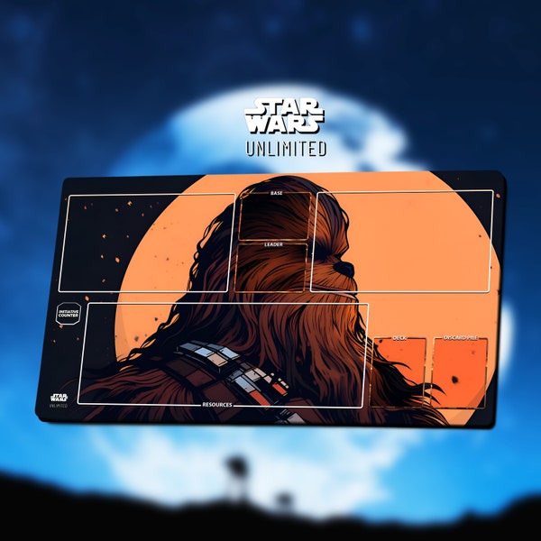 Playmat Chewbacca - Star Wars: Unlimited - 60*35cm | 25% off on orders of 2 items or more ! TCG/Gamemat/SWU Playmat