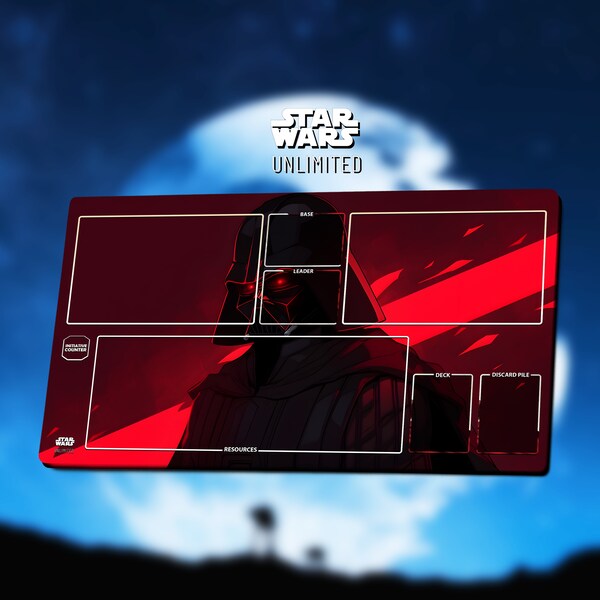 Playmat Darth Vader - Star Wars: Unlimited - 60*35cm | 25% off on orders of 2 items or more ! TCG/Gamemat/SWU Playmat