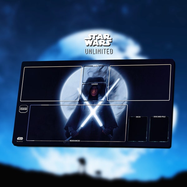 Playmat Ahsoka Tano - Star Wars: Unlimited - 60*35cm | 25% off on orders of 2 items or more ! TCG/Gamemat/SWU Playmat