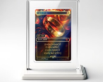 MTG Proxy card -  The One Ring #001  I 30% off on orders of 2 items or more !