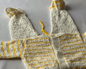 Egg Yolk Vintage Baby Romper