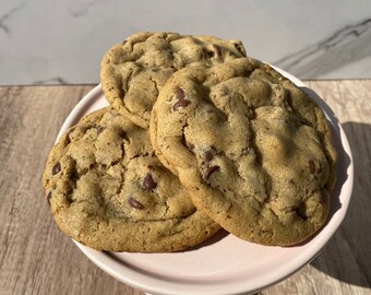 Brown Butter Chocolate Chip Cookies - half dozen