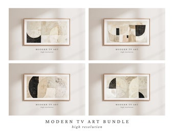 Frame TV Art: Modern Abstract Beige Collection (Digital Download)